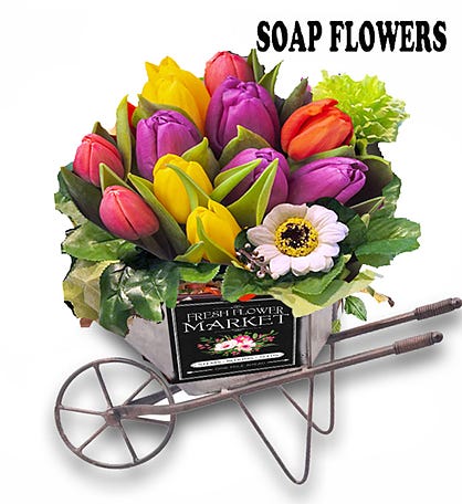 soap flower bouquet, Gallery posted by heyflorist